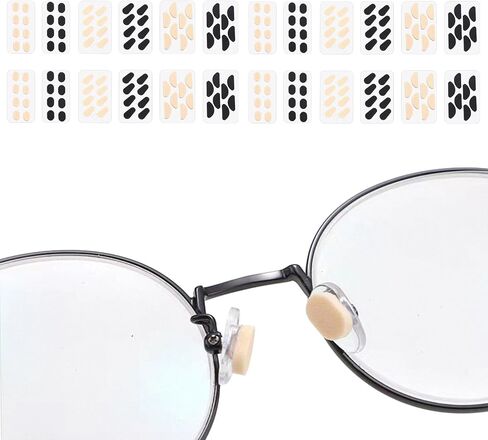 96 Pairs EVA Foam Nose Pads for Glasses,Glasses Nose Pad Cushion,Nose Pads for Glasses Anti Slip,Hypoallergenic Soft & Lightweight Cushions Replacement for Eyeglasses Sunglasses in Kuwait