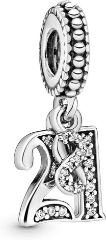 PANDORA 21 Years of Love Dangle Charm, 797263CZ in Kuwait