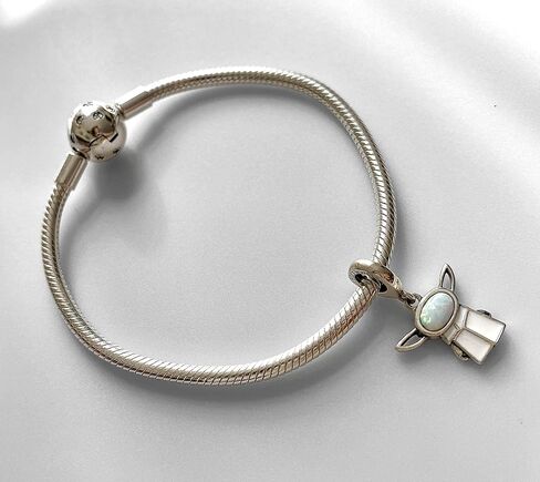 Baby Alien Be With You Charm, Opal Alien Charm Compatible with Pandora Bracelets & Necklaces, Space Lover Gift, Fantasy Character Jewelry in Kuwait