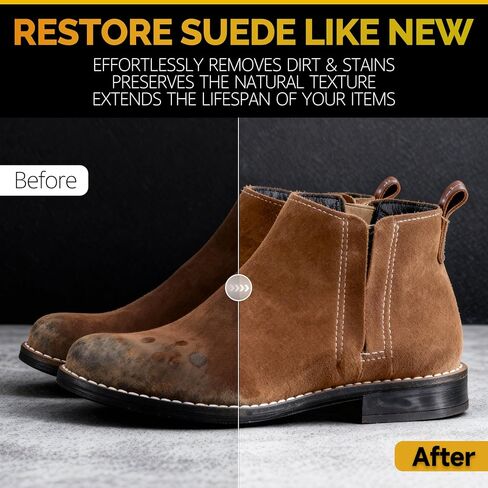 Suede Cleaner, Suede & Nubuck Shoe Cleaner Foam Spray Kit in Kuwait