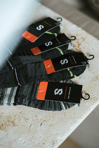Strideline Eco Performance Unisex Mid-Length Socks, 4-Pack in Saudi Arabia