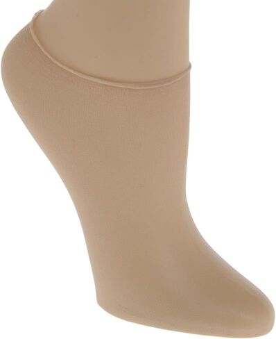 Women’s Try On Sock Footie, Beige Pack of 144 in Saudi Arabia