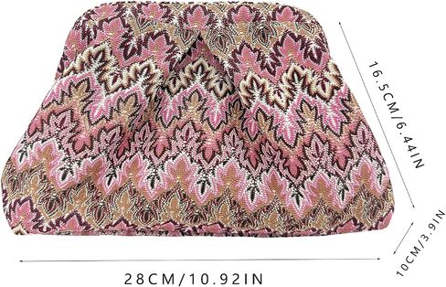 ENBEI Evening bag Clutch Purse for Women Metal Frame Closure Handmade bag for Wedding,Party Gift for women/grilfriend/mother in Kuwait