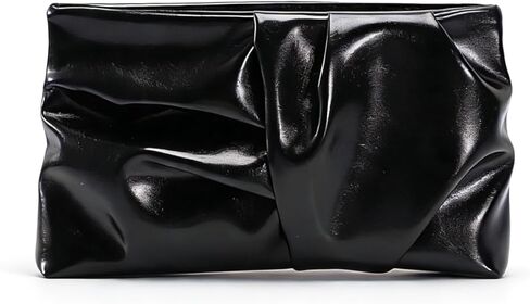 Womens Evening Bag Luxury PU Leather Clutch Purse with Fashionable Pleated Design Handbag for Wedding Party Prom Date Night in Saudi Arabia