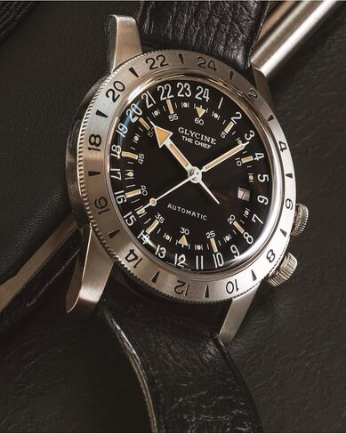 Glycine Unisex GL0469 Airman Vintage The Chief Purist 40mm Automatic Watch in Saudi Arabia