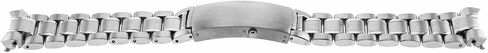 Ewatchparts 18mm Watch Band Solid Link Bracelet Compatible With 39mm Omega Speedmaster Schumacher Steel in Kuwait