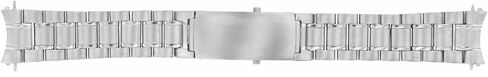 Ewatchparts 18mm Watch Band Solid Link Bracelet Compatible With 39mm Omega Speedmaster Schumacher Steel in Kuwait