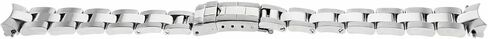 Ewatchparts 14mm Oyster Watch Band Compatible With Rolex Lady Yachtmaster Shiny Center Solid End Piece in Kuwait