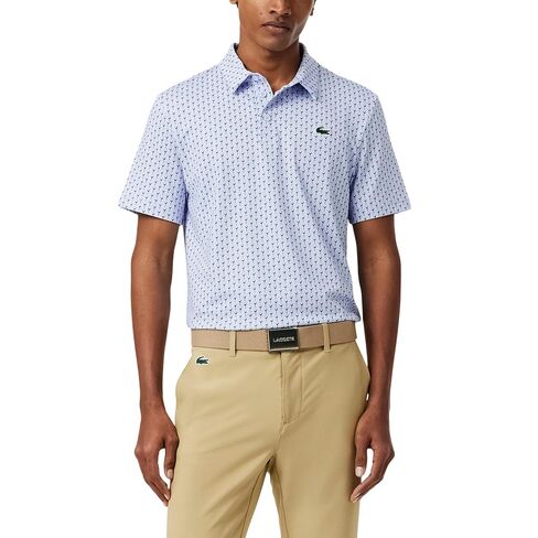 قميص بولو جولف مطبوع بمقاس عادي للرجال من Lacoste in Kuwait