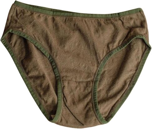 1/2/3 Pack Women's Linen Cotton Underwear With Plant Dyeing Mid Waist Hipster Panties Ladies Everyday Travel Briefs in Kuwait