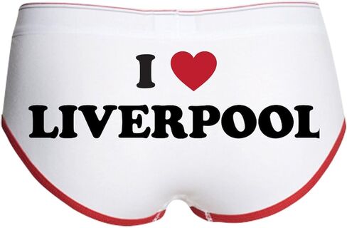 CafePress I Love Liverpool Women's Boy Brief Women's Boy Brief, Boyshort Panty Underwear with Novelty Design in Saudi Arabia