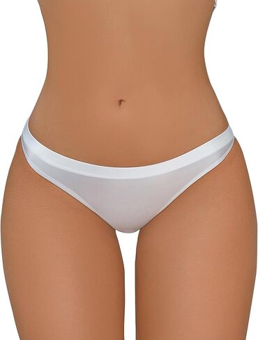 FEOYA Women Metallic Thongs Low Waist Sexy Cheeky Panties Rave Festival Bottoms for Club Party in Saudi Arabia
