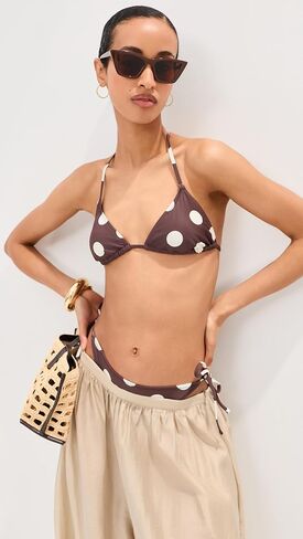LE BOP Women's Triangle Bikini Top in Kuwait