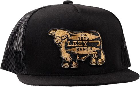 Lazy J Ranch Youth Gold Rush Classic Five Panel Trucker Hat - Adjustable Youth Baseball Cap in Kuwait