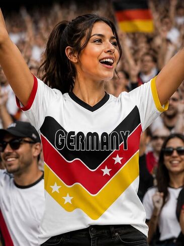 كأس كرة القدم 2026 جيرسي قمصان للنساء الوطنية جيرسي لكرة القدم أمي قمصان الخامس الرقبة قصيرة الأكمام أعلى لعبة يوم الزي S-2XL in Saudi Arabia
