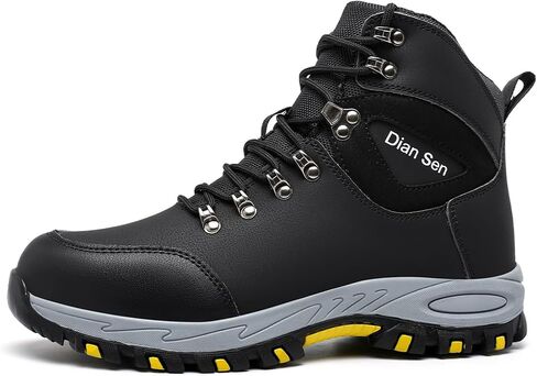 Steel Toe Boots for Men,Comfortable Water Resistant Work Boots,Non Slip Lightweight Puncture Proof, Indestructible Construction Shoes in Saudi Arabia
