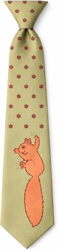Crazy Dog T-Shirts Squirrel Acorns Tie Funny Cute Sarcastic Graphic Novelty Necktie - Humorous Office Casual Wear in Kuwait