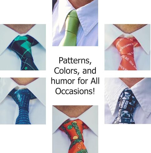 Crazy Dog T-Shirts Squirrel Acorns Tie Funny Cute Sarcastic Graphic Novelty Necktie - Humorous Office Casual Wear in Kuwait