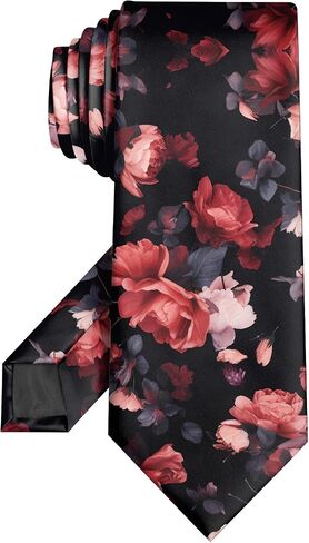 Mens Ties 3.15" Neckties for Men Cotton Printed Fashion Neck Tie for Wedding Dating Business Party in Saudi Arabia