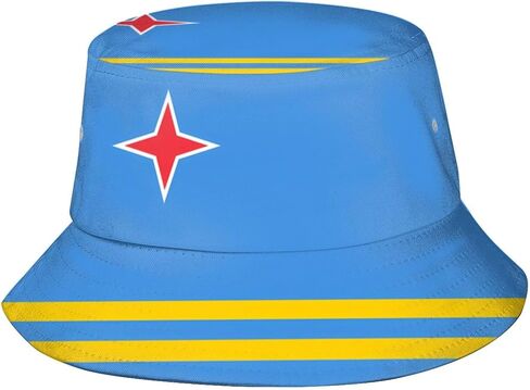 National Flag Bucket Hat for Women Men Patriotic Fisherman Hats Summer Sun Cap for Travel, Beach, Fishing in Saudi Arabia