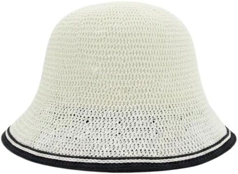 Women’s Two-Toned Sun Hat Straw Bucket Hat UPF 50+ Sun Protection Packable Adjustable Summer Holiday Beach Hat in Saudi Arabia