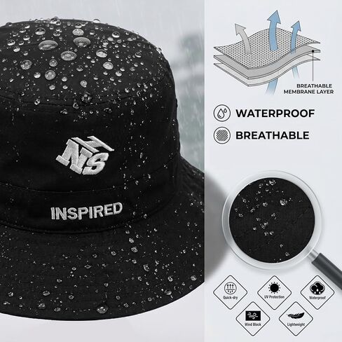 Bucket Hat for Men Women,Waterproof Sun Hat UV Protection with Detachable Face Neck Flap for Outdoors in Saudi Arabia