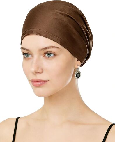 Chemo Headwear for Women Beanies with Stretch Elastic Turbans Soft Cancer Hats Head Coverings Scarf Headwraps in Saudi Arabia