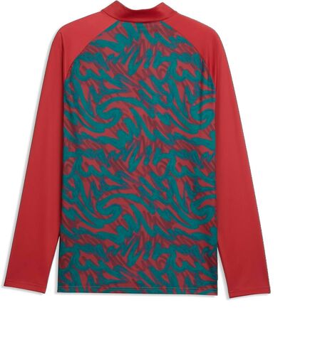 Puma Men's FA Portugal Warm Up 1/4 Zip Top in Kuwait