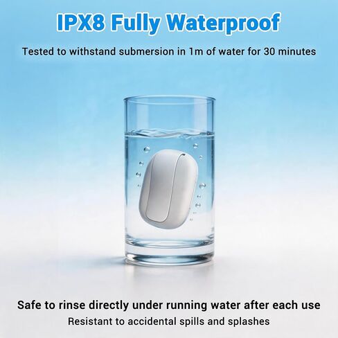 Wireless Bedwetting Alarm for Boys and Girls USB-C Rechargeable, High Sensitivity, Triple Alert with Flashing Light, Loud Sound, Vibration, Pee Alarm, Bedwetting Solutions, Night Time Potty Training in Saudi Arabia