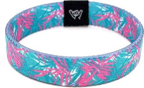 Hang Loose Bands - Coastal Surfer Beach Bracelet for Men, Women & Teens - Comfy Summer - Boho Reversible Wristband- Miami Breeze| Medium: 7.5" length (for large wrists) in Saudi Arabia