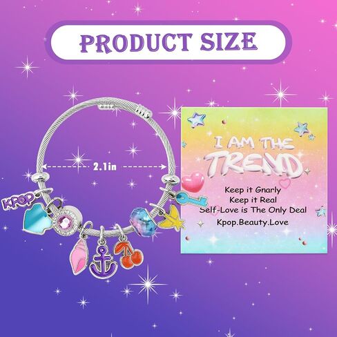Kpop Bracelets,Kpop Merch Stuff for Women, KPop Gifts,Colorful Charms,Friendship Bracelets,KPop Cosplay Costume Merchandise Jewelry Gifts for Fans,Concert & Fans Party Gift in Saudi Arabia