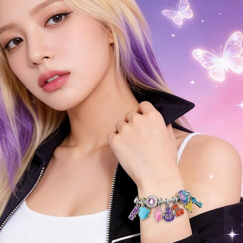 Kpop Bracelets,Kpop Merch Stuff for Women, KPop Gifts,Colorful Charms,Friendship Bracelets,KPop Cosplay Costume Merchandise Jewelry Gifts for Fans,Concert & Fans Party Gift in Saudi Arabia