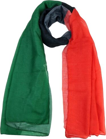RBG Forever African American Flag Oversized Black Heritage Scarf/Headwrap in Kuwait
