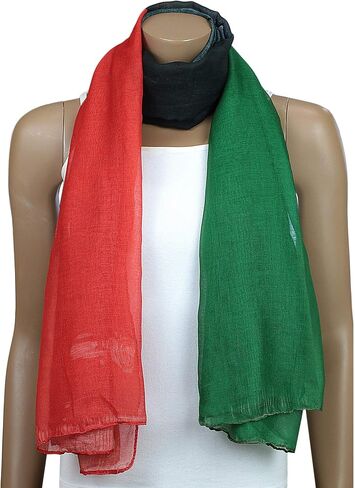 RBG Forever African American Flag Oversized Black Heritage Scarf/Headwrap in Kuwait