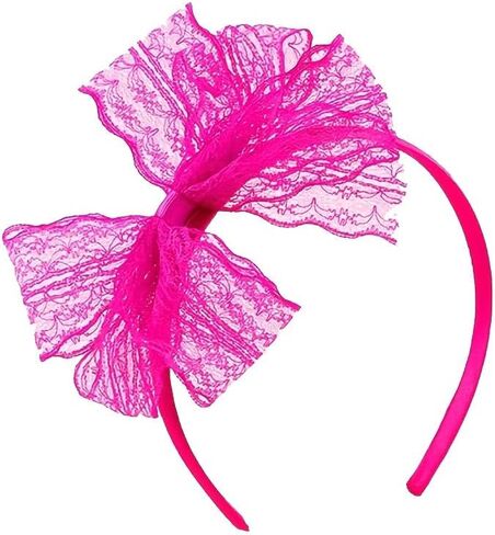 17 Pcs 80s Costume Accessories for Women, Party Set with Headband Fishnet Gloves Leg Warmers & Neon Jewelry for 80s Theme Party Halloween Concert in Saudi Arabia