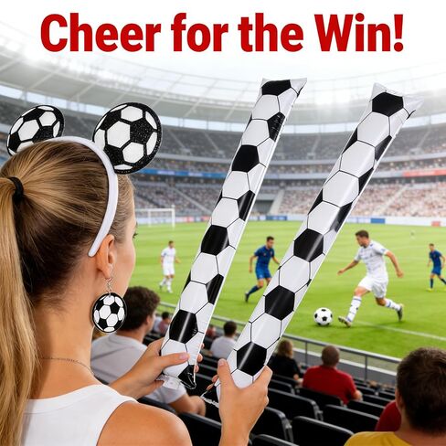 2026 World Soccer Fan Accessories for Women, Game Day Football Fan Merchandise with Soccer Earrings, Tattoos Stickers, Headband, Sports Outfits Accessories, Tournament Team Spirit Party Favors Gifts in Kuwait
