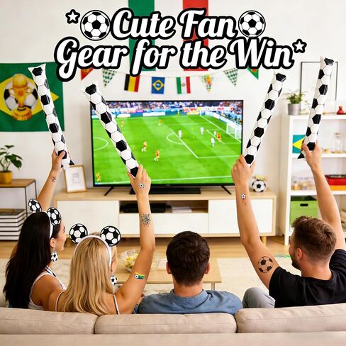 2026 World Soccer Fan Accessories for Women, Game Day Football Fan Merchandise with Soccer Earrings, Tattoos Stickers, Headband, Sports Outfits Accessories, Tournament Team Spirit Party Favors Gifts in Kuwait