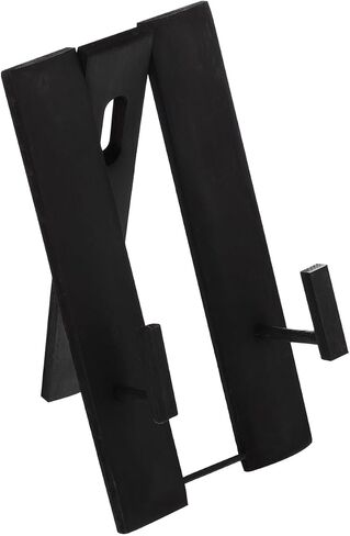 Bamboo Japanese Folding Fan Holder Stand - Tripod Display Base, Wall Mount, Handheld Fan Storage for Home & Office Decor (5.51 x 2.95 x 1.57 Inches) in Kuwait
