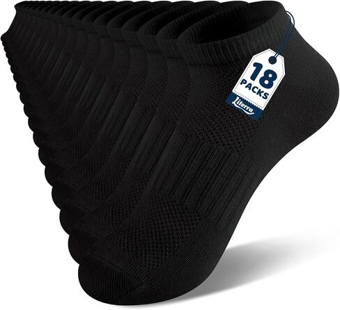 18 Pairs Kid Socks, Ankle Low Cut Daily Socks 7-10 Years, Ribbed Mesh Breathable Thin for Boys Girls in Saudi Arabia