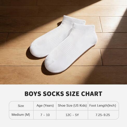 18 Pairs Kid Socks, Ankle Low Cut Daily Socks 7-10 Years, Ribbed Mesh Breathable Thin for Boys Girls in Saudi Arabia