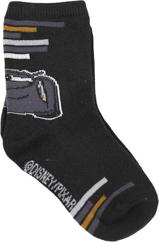 Disney Boy's Cars 3-Pack Character Crew Socks, Small, Red in Kuwait