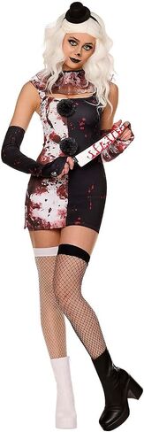 Spirit Halloween Terrifier Adult Art the Clown Costume, Officially Licensed, Horror Costumes, Bloody Clown Outfit in Saudi Arabia