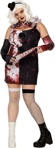 Spirit Halloween Terrifier Adult Art the Clown Costume, Officially Licensed, Horror Costumes, Bloody Clown Outfit in Saudi Arabia