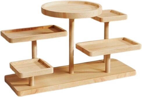 Multi-Layer Display Rack, Collection Statue, Counter Display Rack, Stand for Home Parties, 30x13.5x23cm in Saudi Arabia
