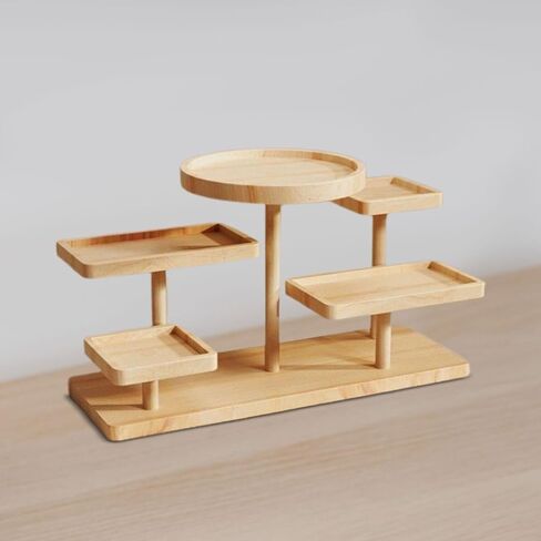 Multi-Layer Display Rack, Collection Statue, Counter Display Rack, Stand for Home Parties, 30x13.5x23cm in Saudi Arabia