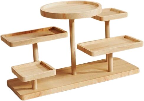 Multi-Layer Display Rack, Collection Statue, Counter Display Rack, Stand for Home Parties, 30x13.5x23cm in Saudi Arabia