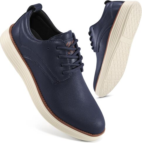 Men's Dress Sneakers Lightweight Casual Business Formal Oxfords Shoes in Kuwait