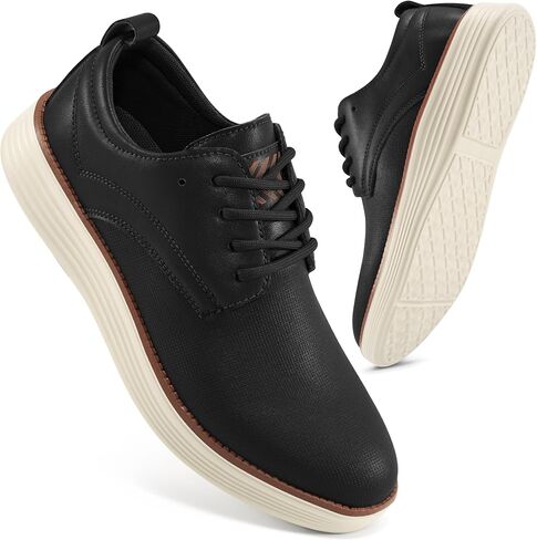 Men's Dress Sneakers Lightweight Casual Business Formal Oxfords Shoes in Kuwait