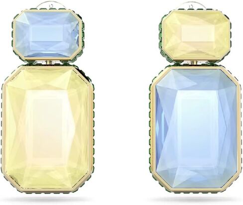 SWAROVSKI Orbita Clip Earrings, Asymmetrical, Octagon Cut in Saudi Arabia