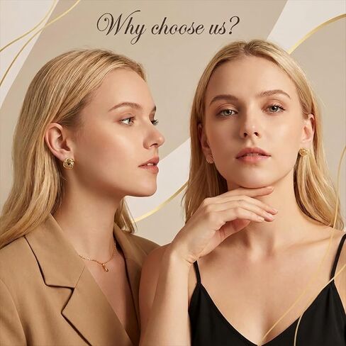 10 Pairs Silver Gold Clip On Earrings for Women - Non Piercing Clip Earrings For Party Wedding - Non Pierced Clips On Gold Hoop Earring Fake Jewelry Set in Saudi Arabia